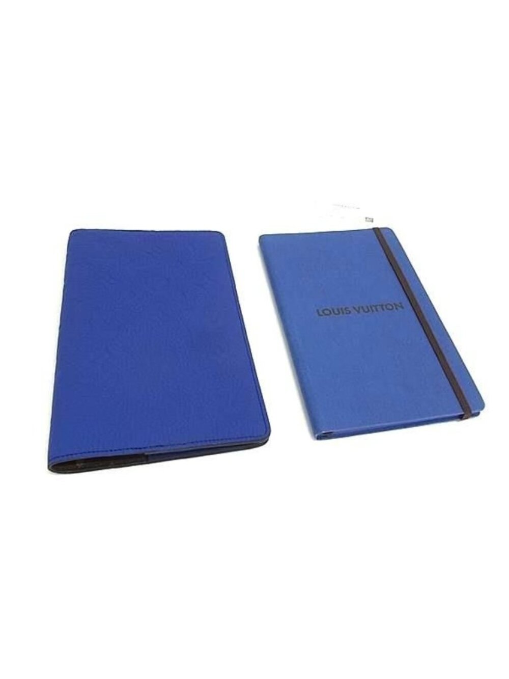 Louis Vuitton Monogram Empreinte Emily Agenda Cover Notebook Book Blue